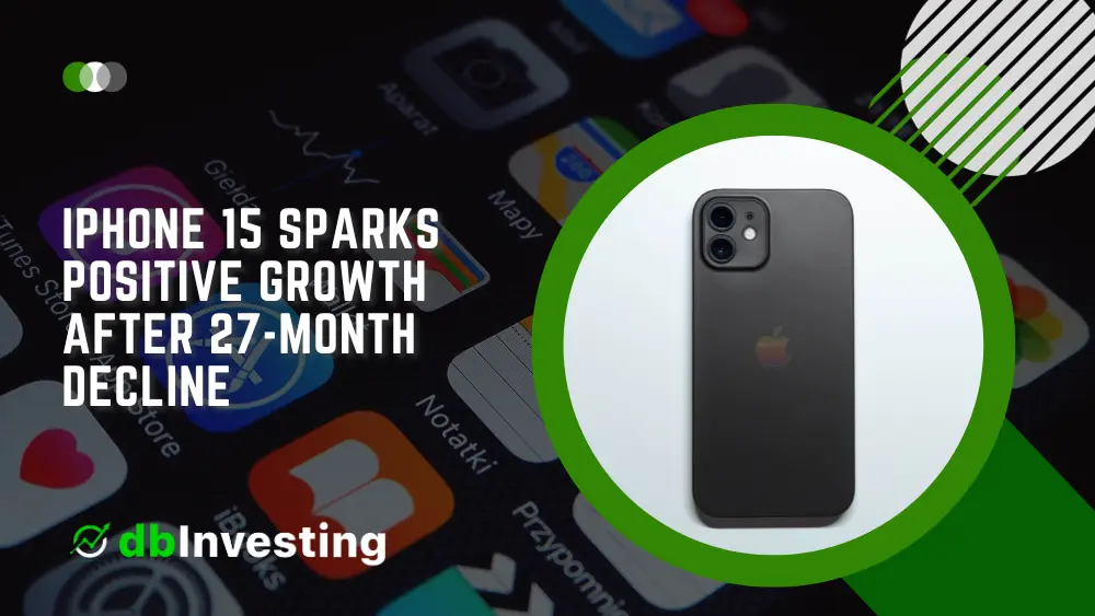 Elevar o mercado global de smartphones: iPhone 15 provoca crescimento positivo após declínio de 27 meses