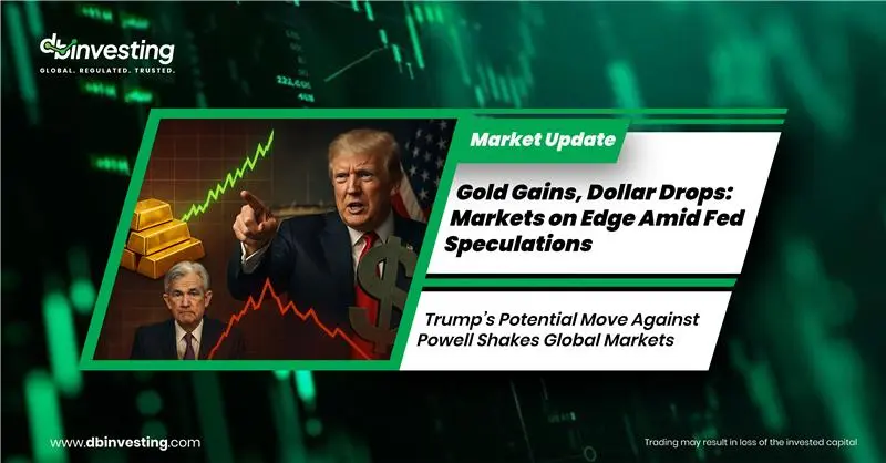 Ouro ganha, dólar cai: Mercados no limite em meio às especulações do Fed